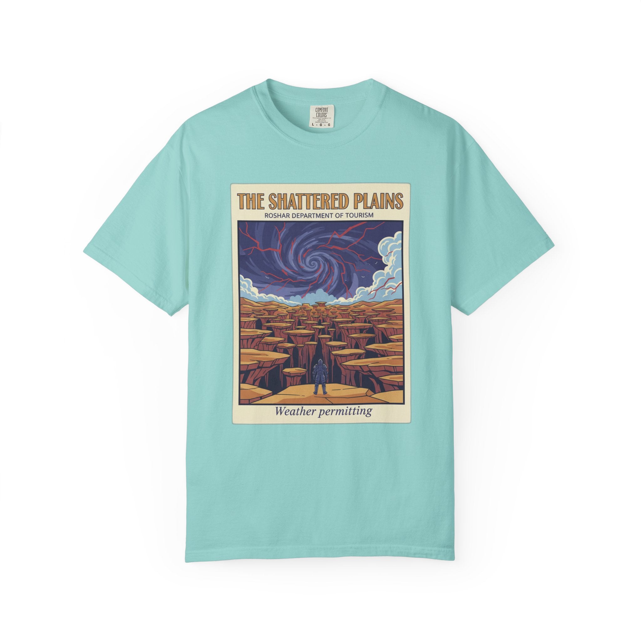 Shattered Plains Vintage Poster