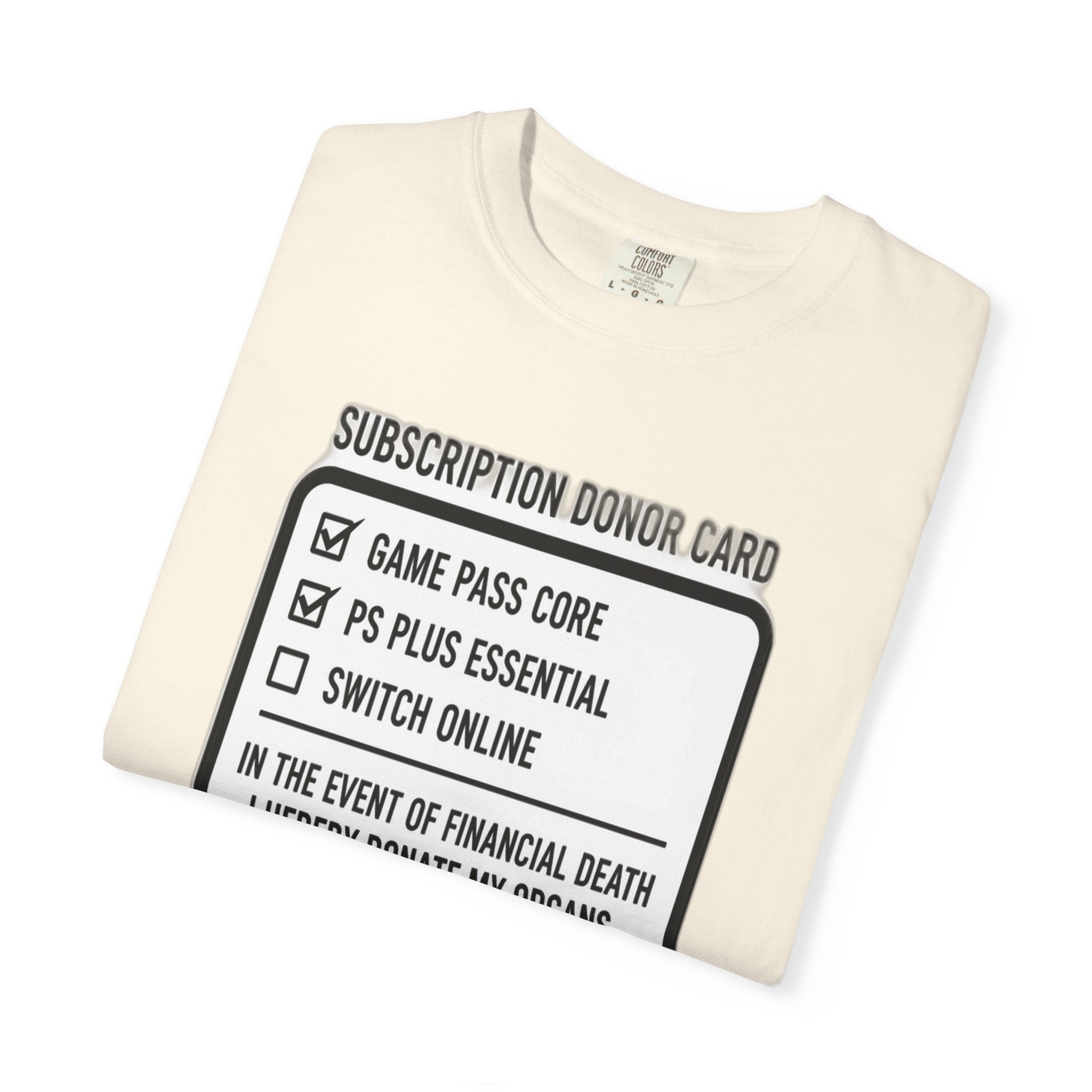 Subscription Donor Card