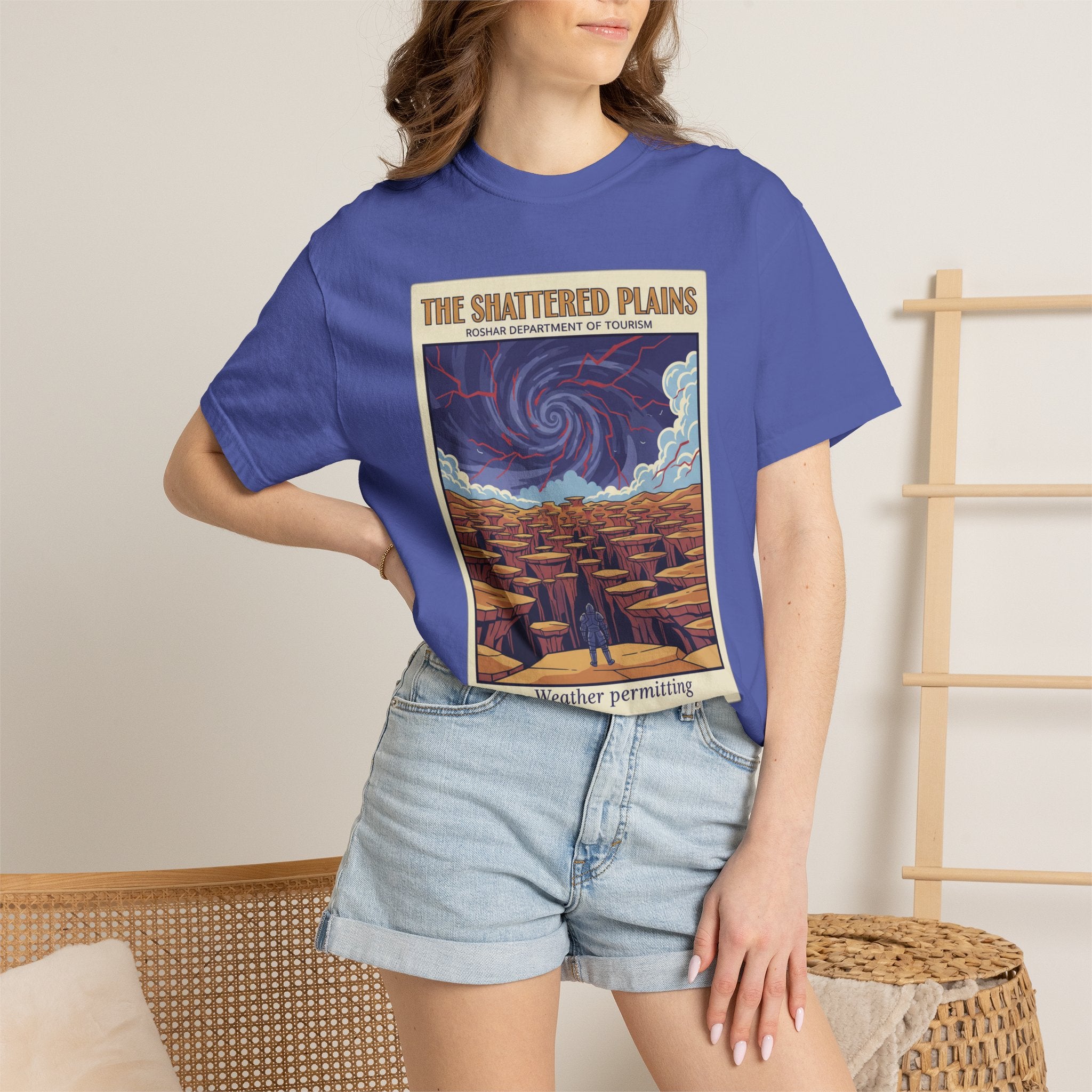 Shattered Plains Vintage Poster