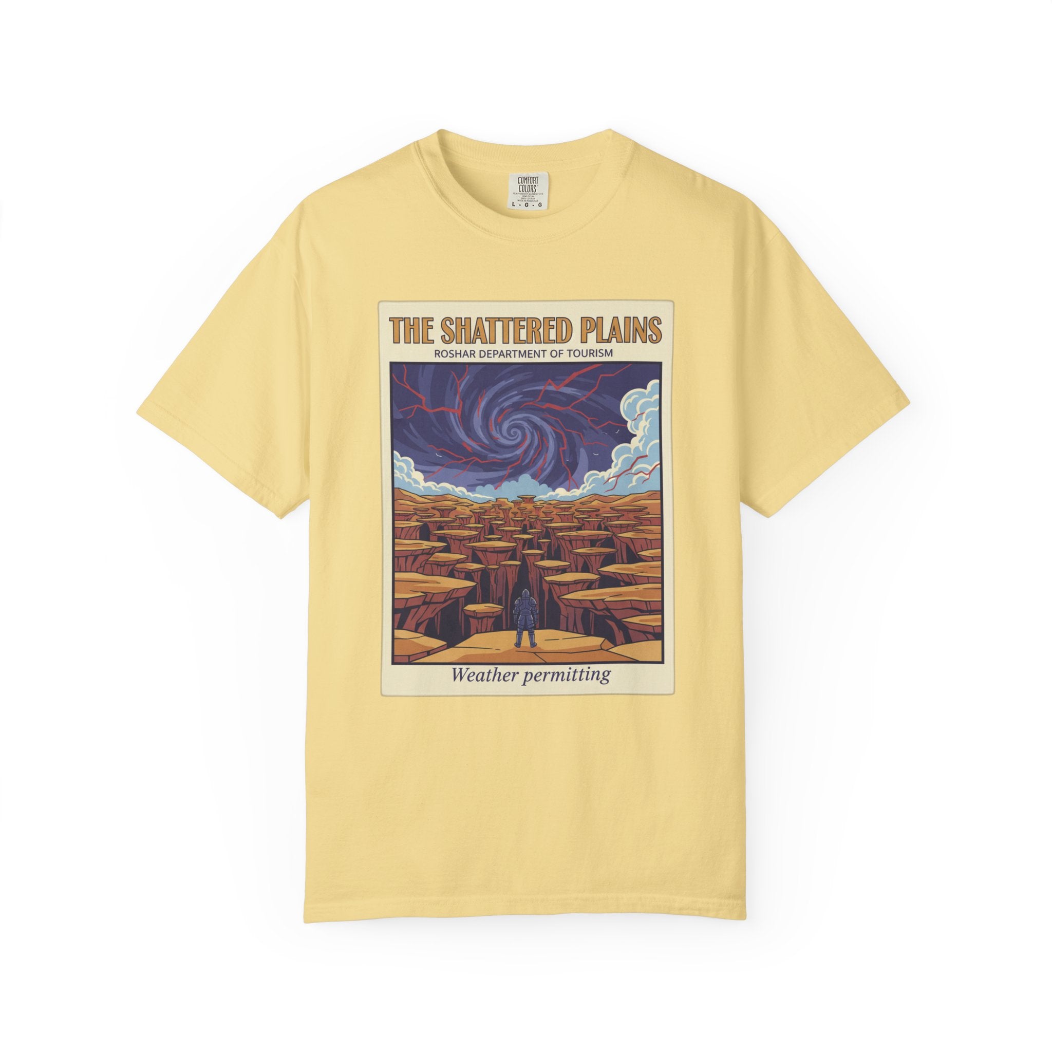 Shattered Plains Vintage Poster