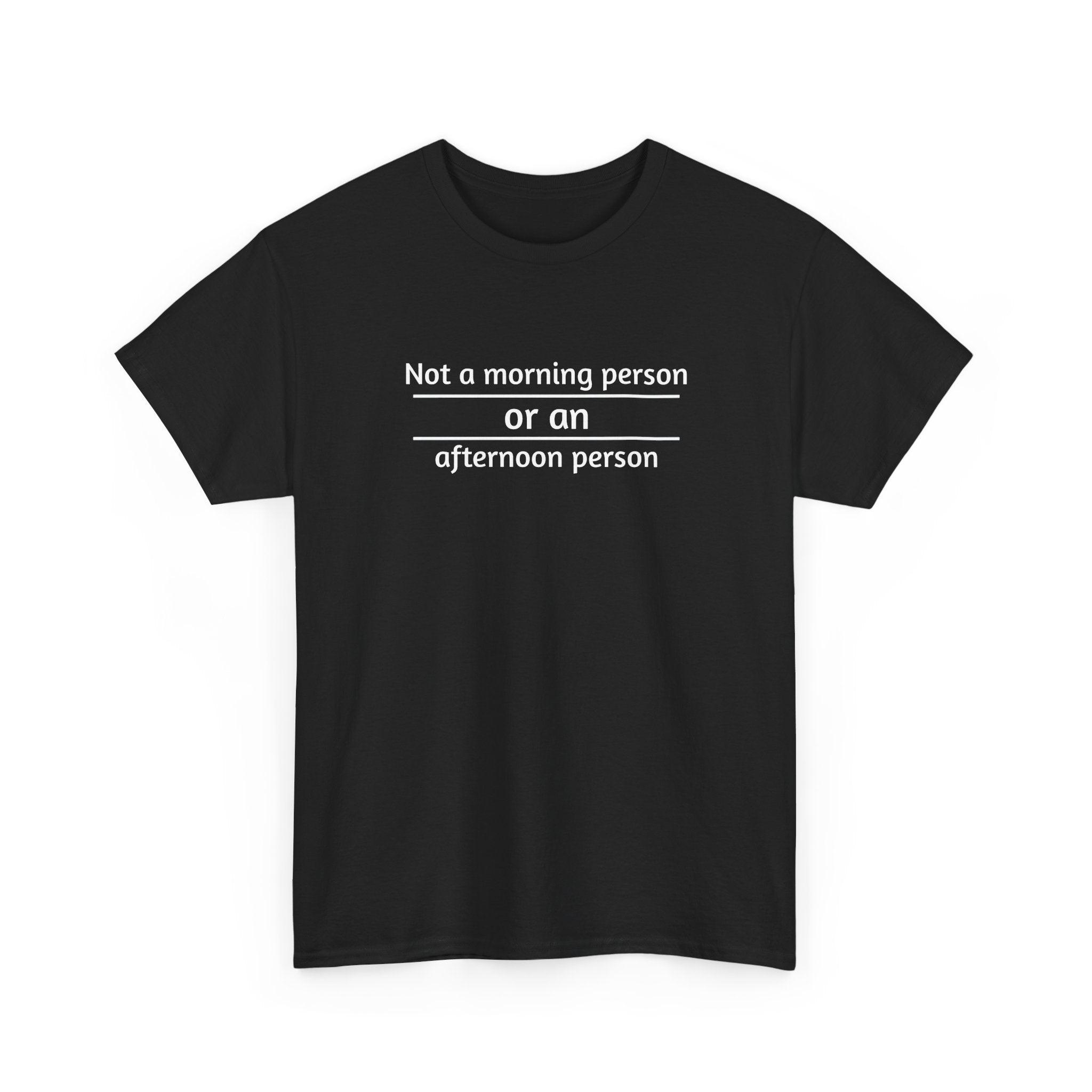 Not a Morning Person or Afternoon Person Tee