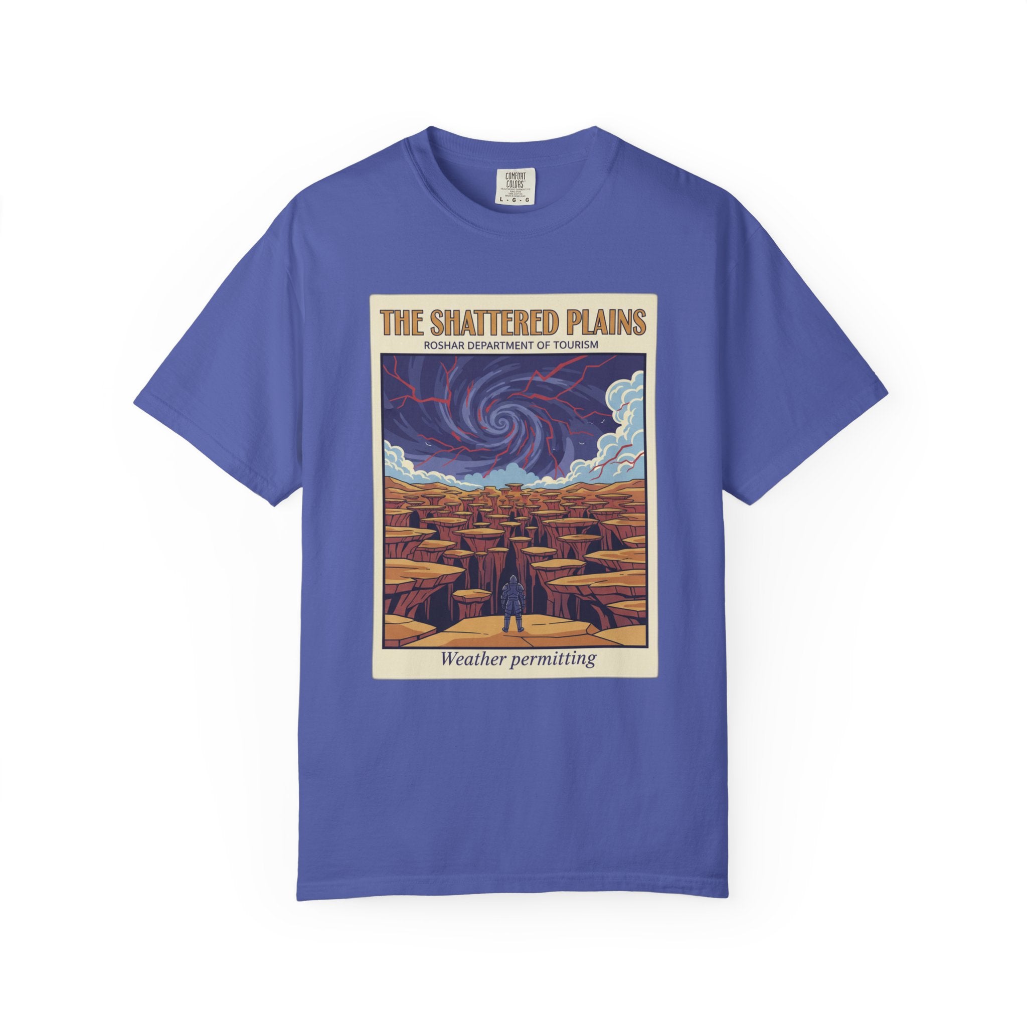 Shattered Plains Vintage Poster