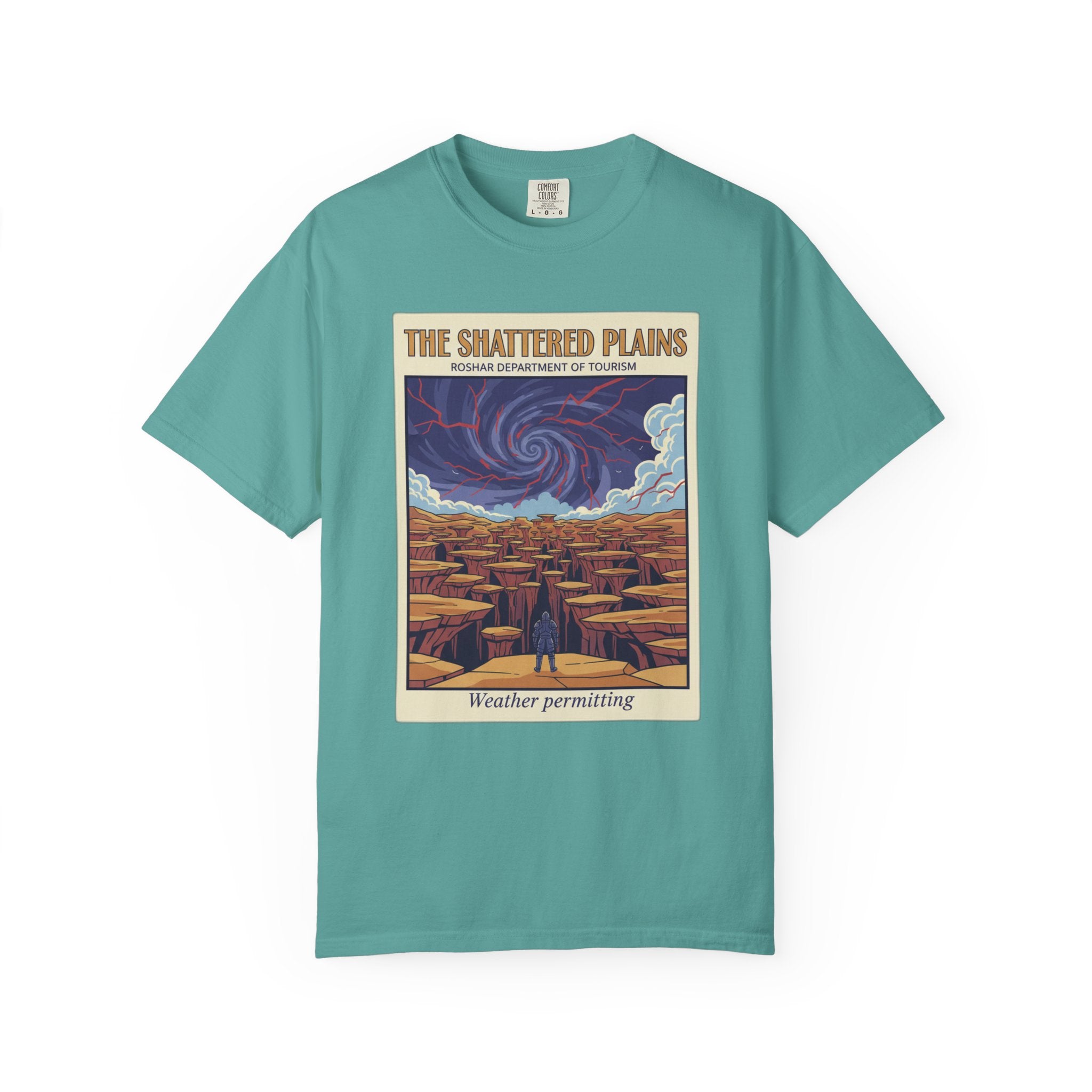 Shattered Plains Vintage Poster