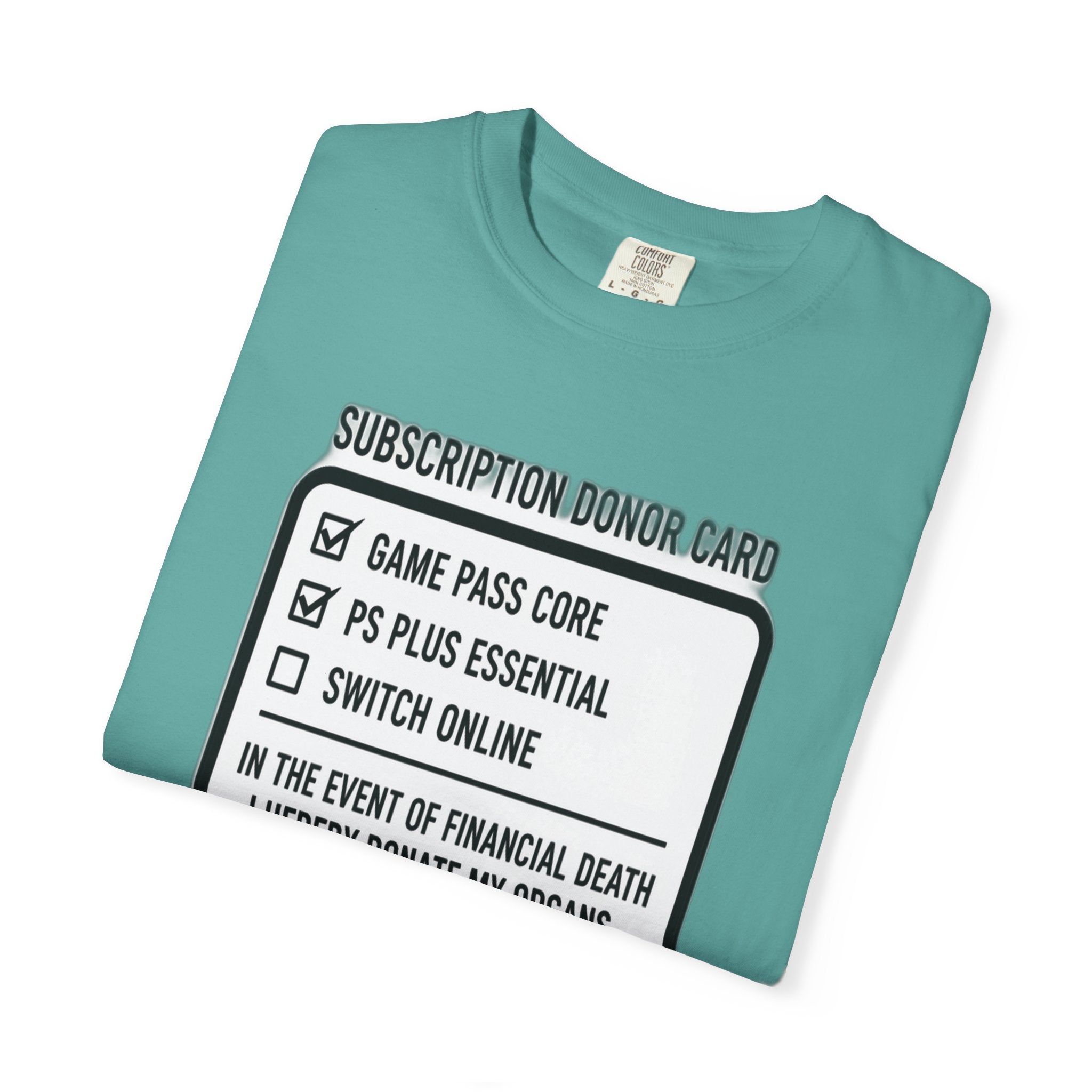 Subscription Donor Card